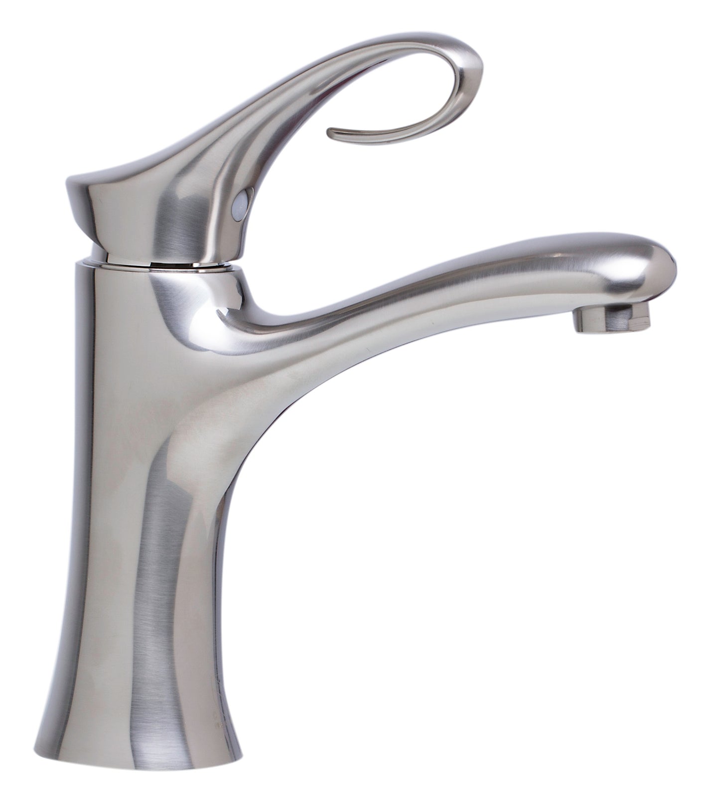 ALFI brand AB1295-BN Brushed Nickel Single Lever Bathroom Faucet