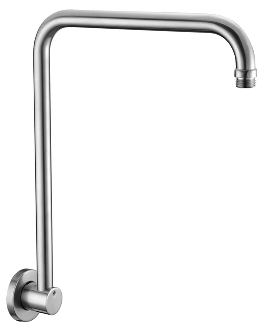 ALFI brand AB12GRW-BN Brushed Nickel 12" Round Raised Wall Mounted Shower Arm