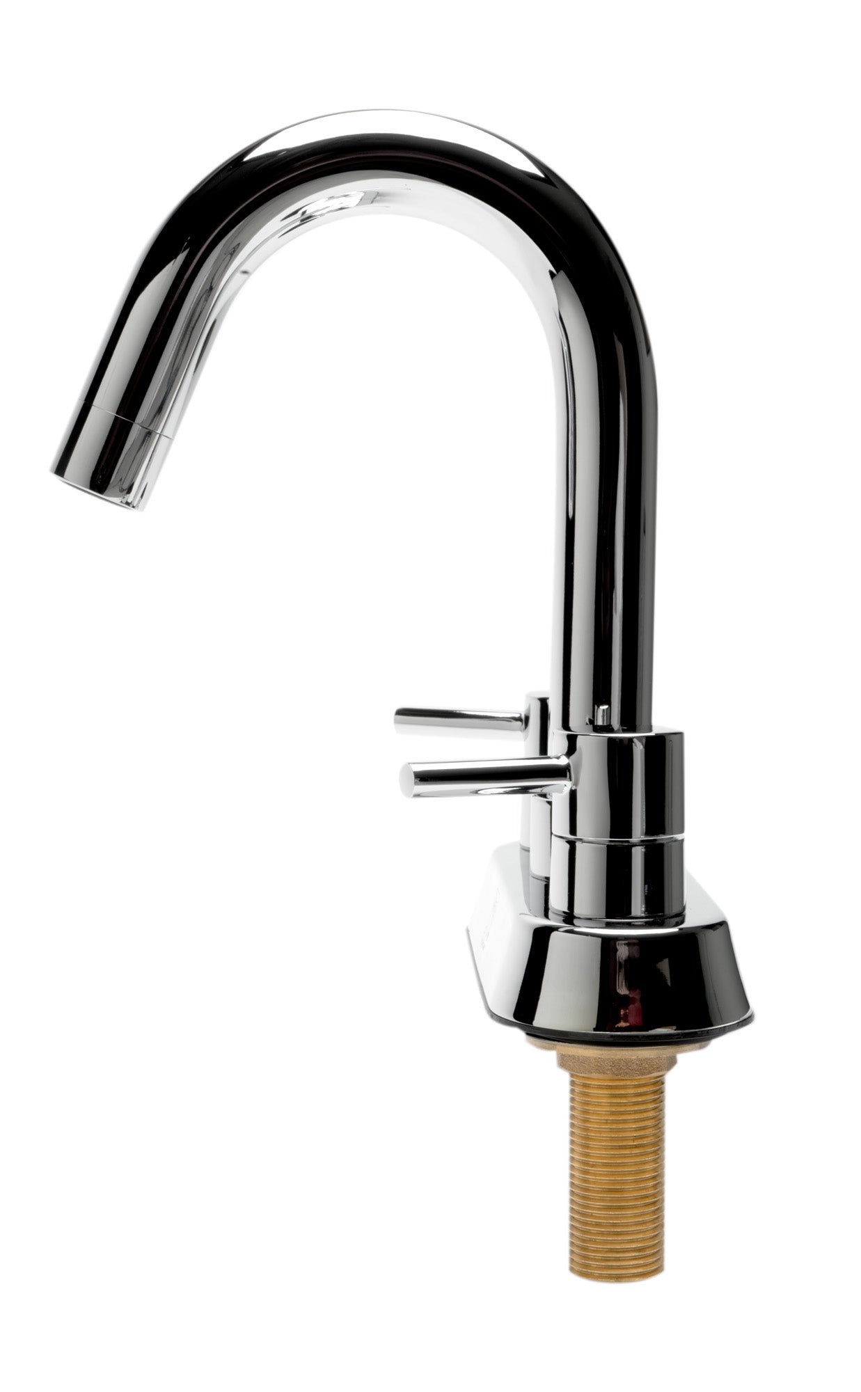 ALFI brand AB1400-PC Polished Chrome Two-Handle 4'' Centerset Bathroom Faucet