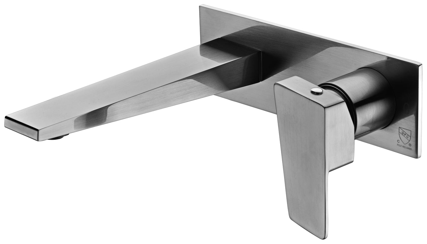 ALFI brand AB1472-BN Brushed Nickel Wall Mounted Bathroom Faucet