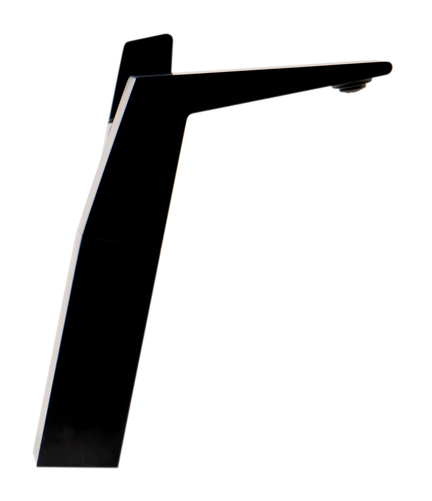 ALFI brand AB1475-BM Black Matte Single Hole Tall Bathroom Faucet