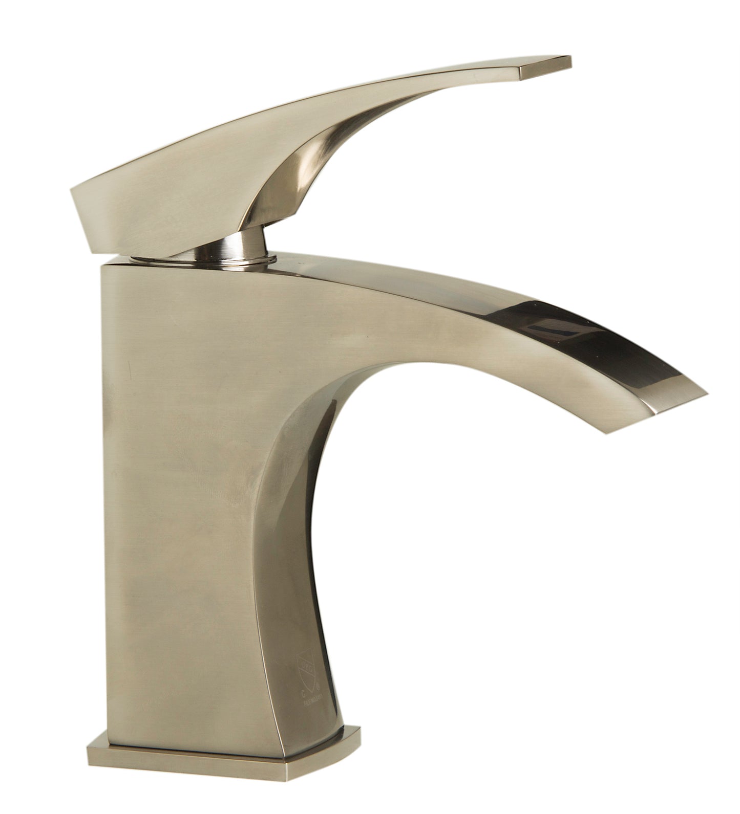 ALFI brand AB1586-BN Brushed Nickel Single Lever Bathroom Faucet