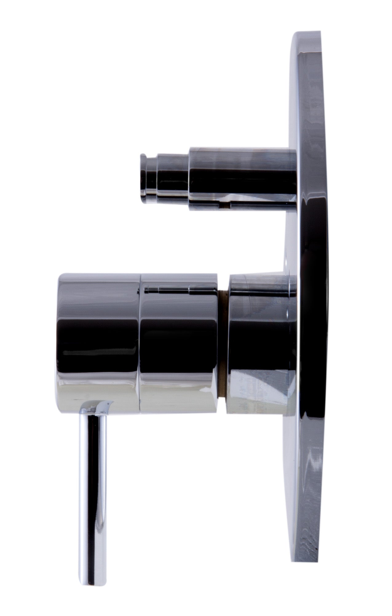ALFI brand Polished Chrome Pressure Balanced Round Shower Mixer with Diverter