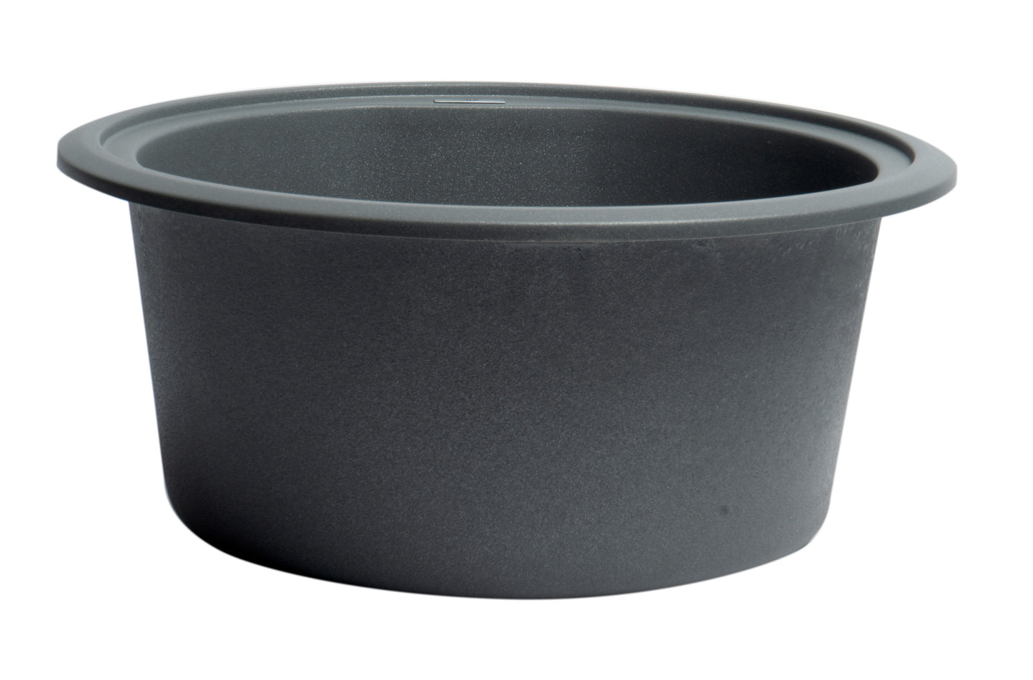 ALFI brand Titanium 17" Undermount Round Granite Composite Kitchen Prep Sink
