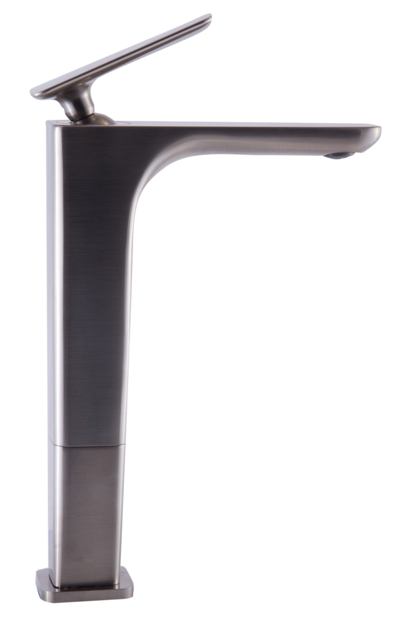 ALFI brand AB1778-BN Brushed Nickel Tall Single Hole Modern Bathroom Faucet