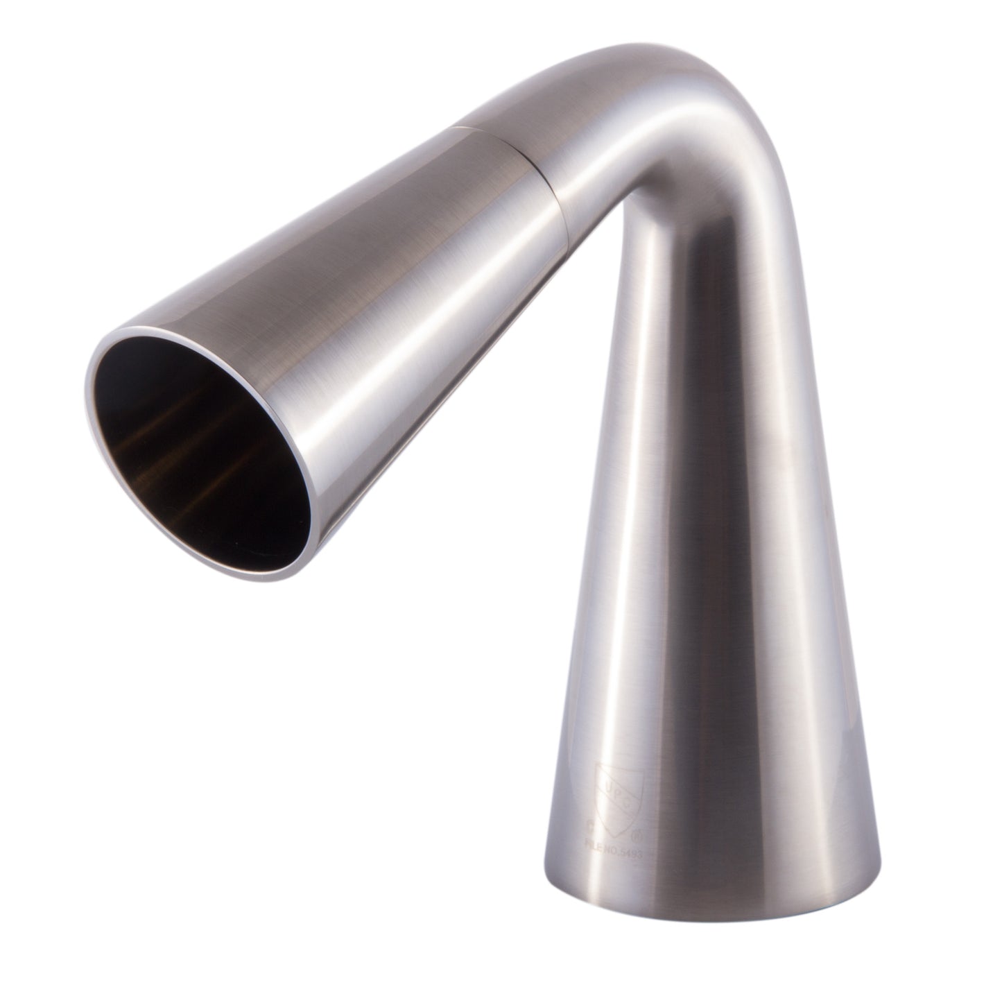 ALFI brand AB1790-BN Brushed Nickel Widespread Cone Waterfall Bathroom Faucet