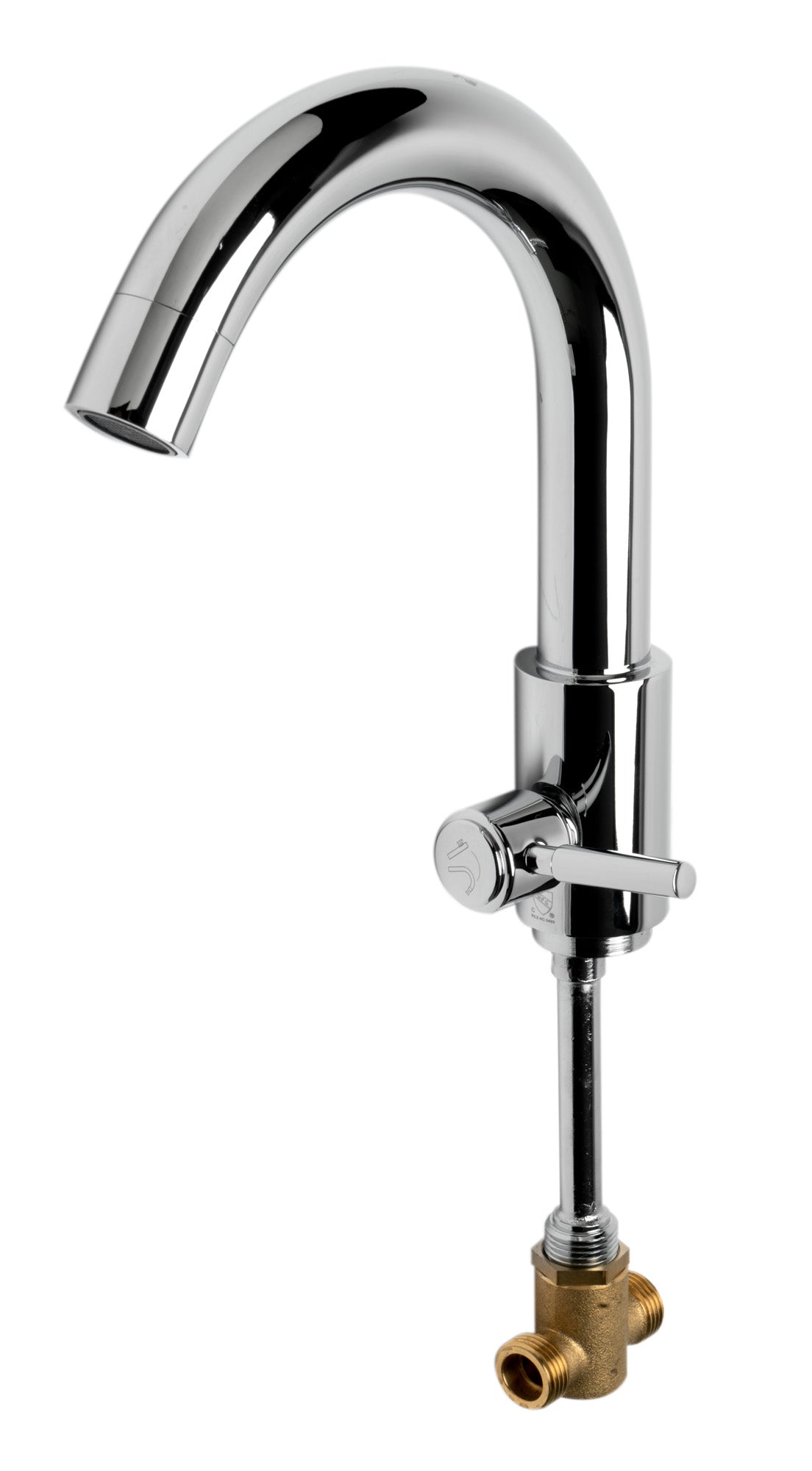 ALFI brand AB2503-PC Deck Mounted Tub Filler with Hand Held Showerhead