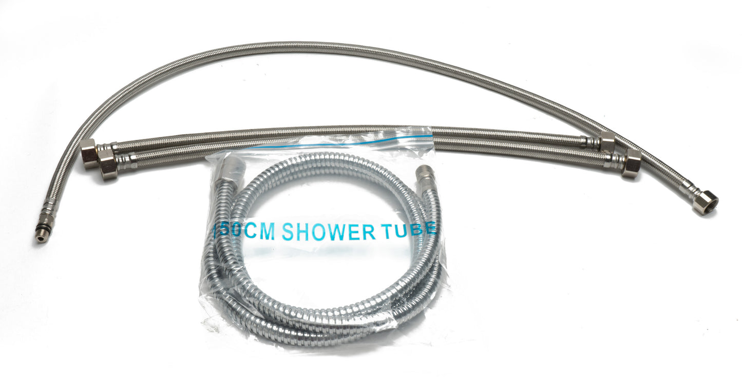 ALFI brand AB2503-PC Deck Mounted Tub Filler with Hand Held Showerhead