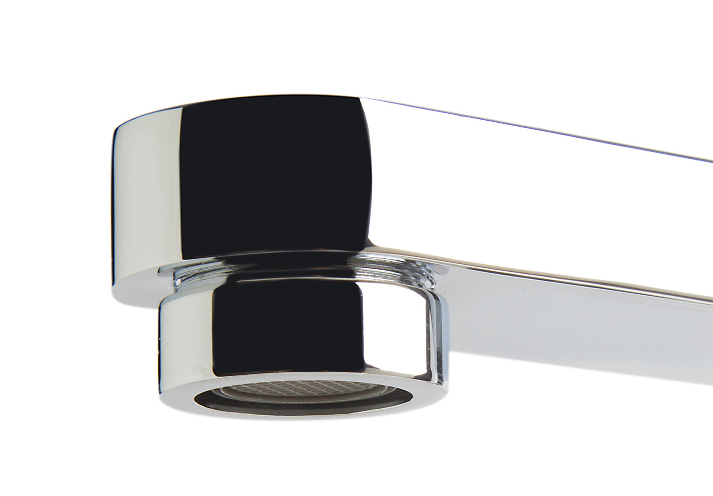 ALFI brand Deck Mounted Tub Filler and Round Hand Held Shower Head