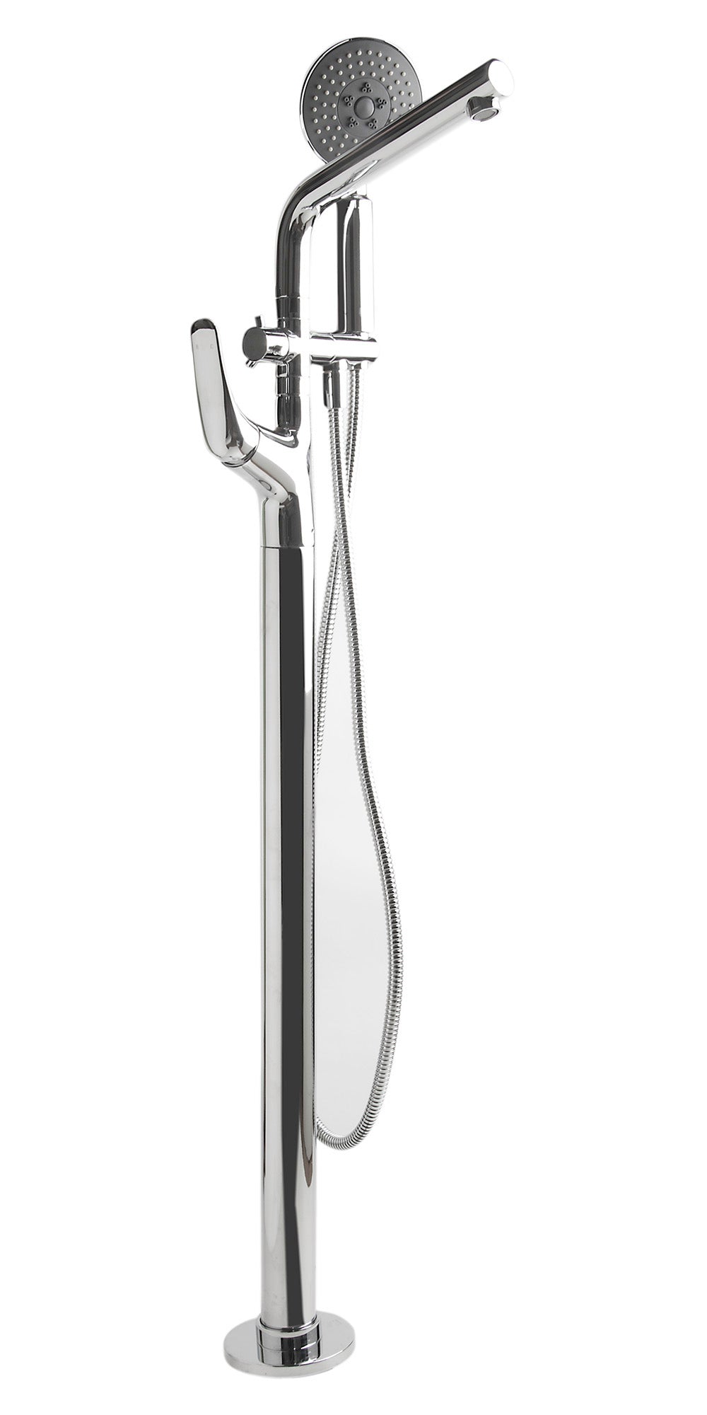 ALFI brand AB2758-PC Polished Chrome Floor Mounted Tub Filler