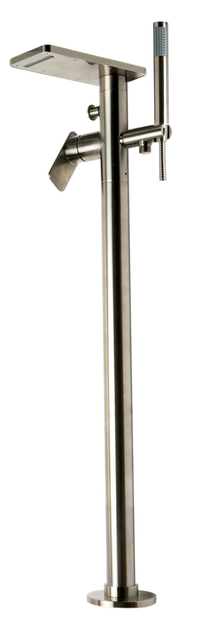 ALFI brand AB2875-BN Brushed Nickel Free Standing Floor Mounted Bath Tub Filler