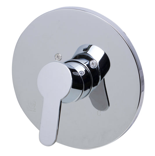 ALFI brand Polished Chrome Shower Valve Mixer with Rounded Lever Handle