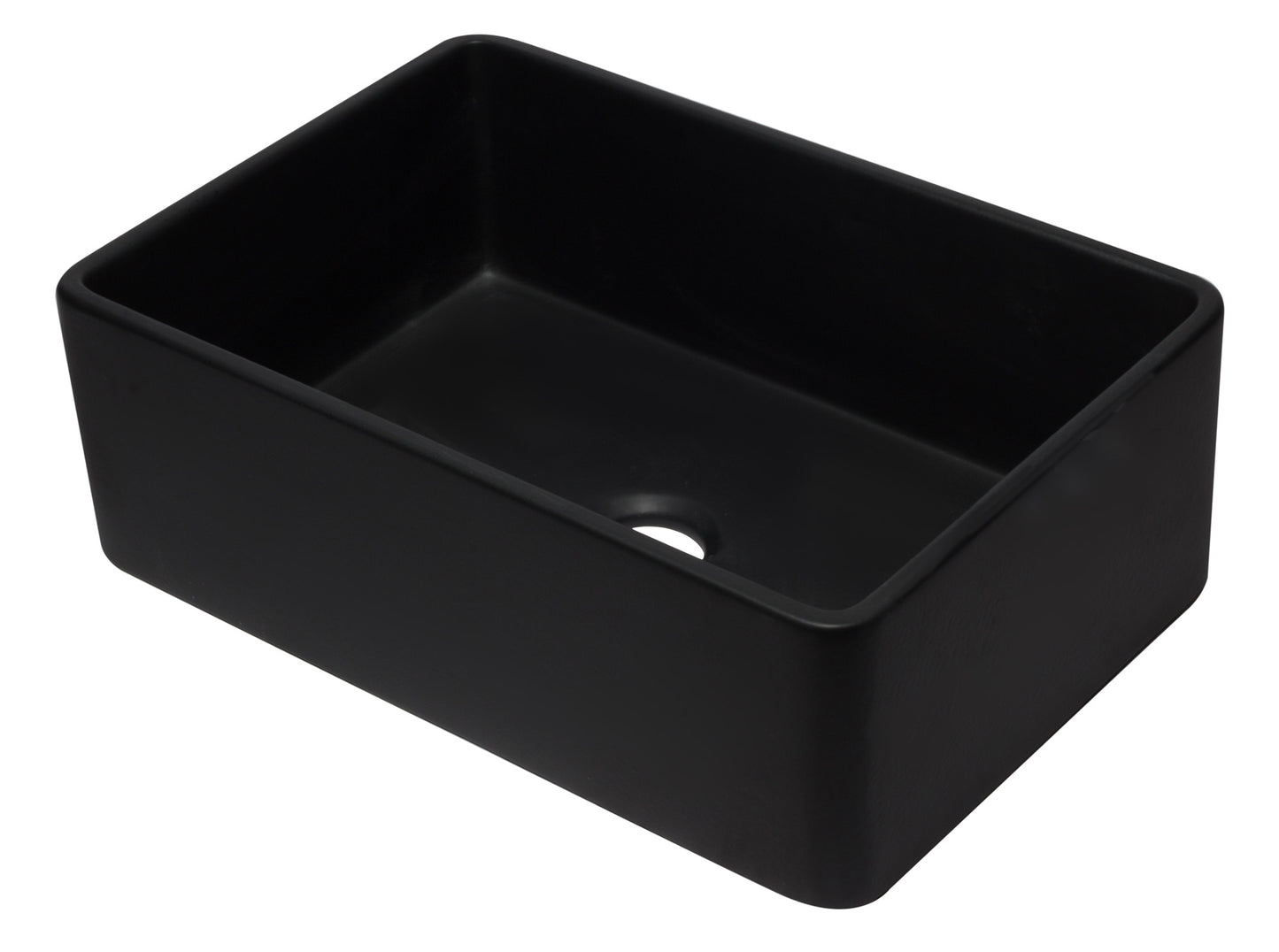 ALFI brand AB3020SB-BM 30 inch Black Reversible Single Kitchen Sink