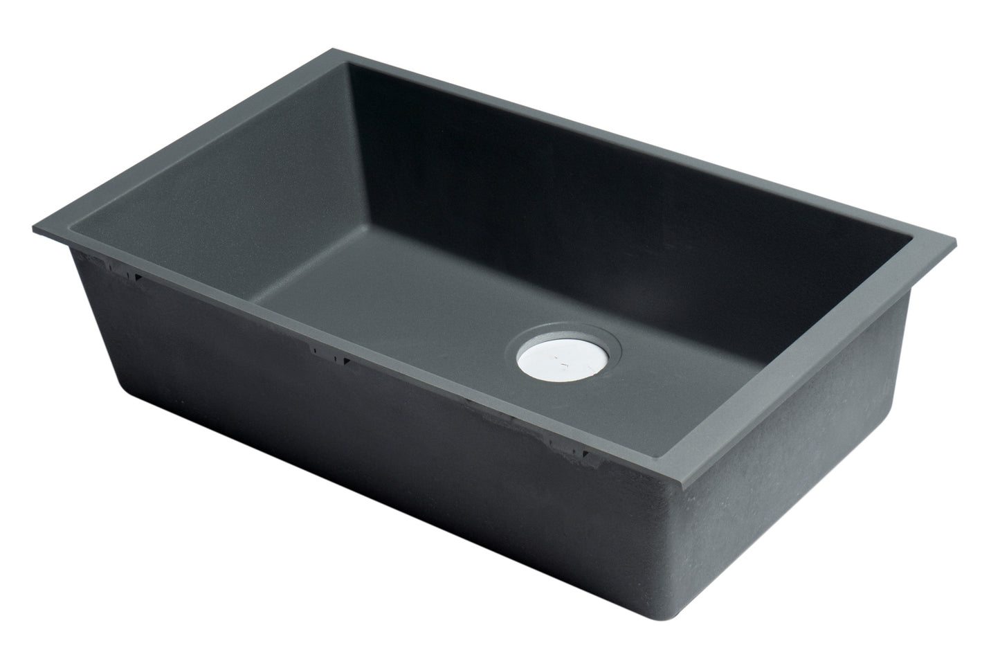 ALFI brand Titanium 30" Undermount Single Bowl Granite Composite Kitchen Sink