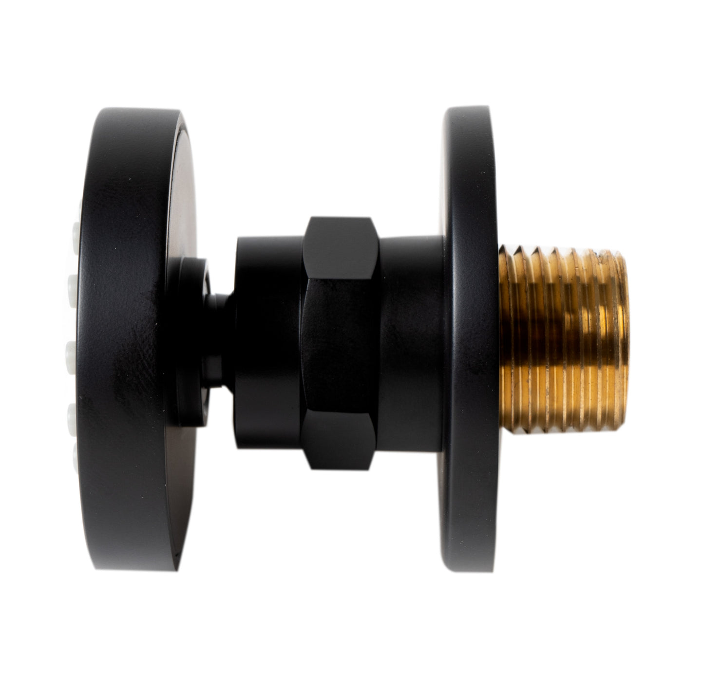 ALFI brand AB3830-BM Black Matte 2" Round Adjustable Shower Body Spray