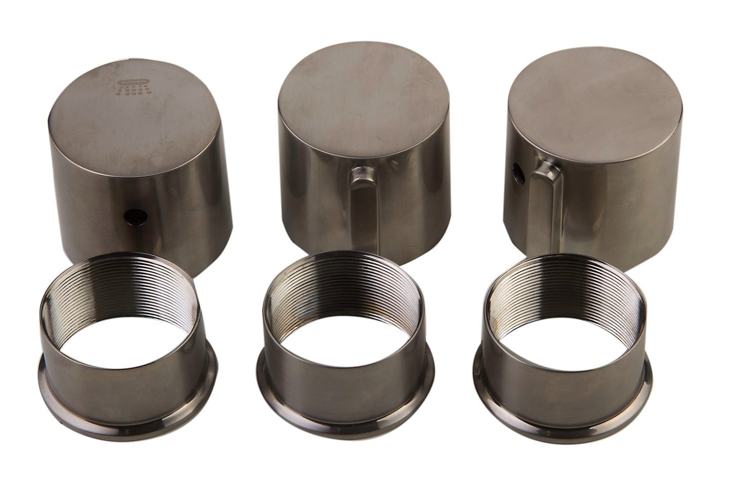 ALFI brandConcealed 4-Way Thermostatic Valve Shower Mixer /w Round Knobs