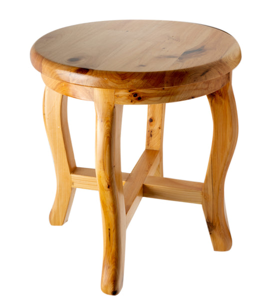 ALFI brand AB4406 11" Cedar Wood Round Stool Multi-Purpose Accessory