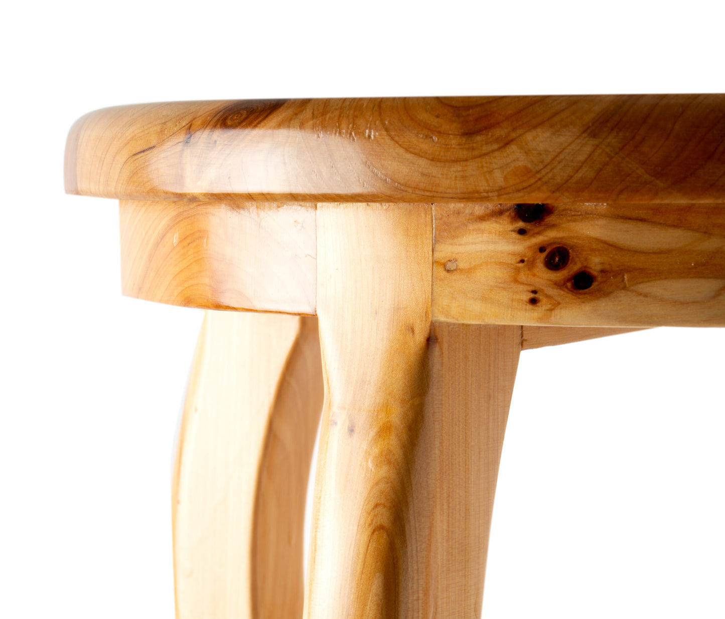 ALFI brand AB4406 11" Cedar Wood Round Stool Multi-Purpose Accessory