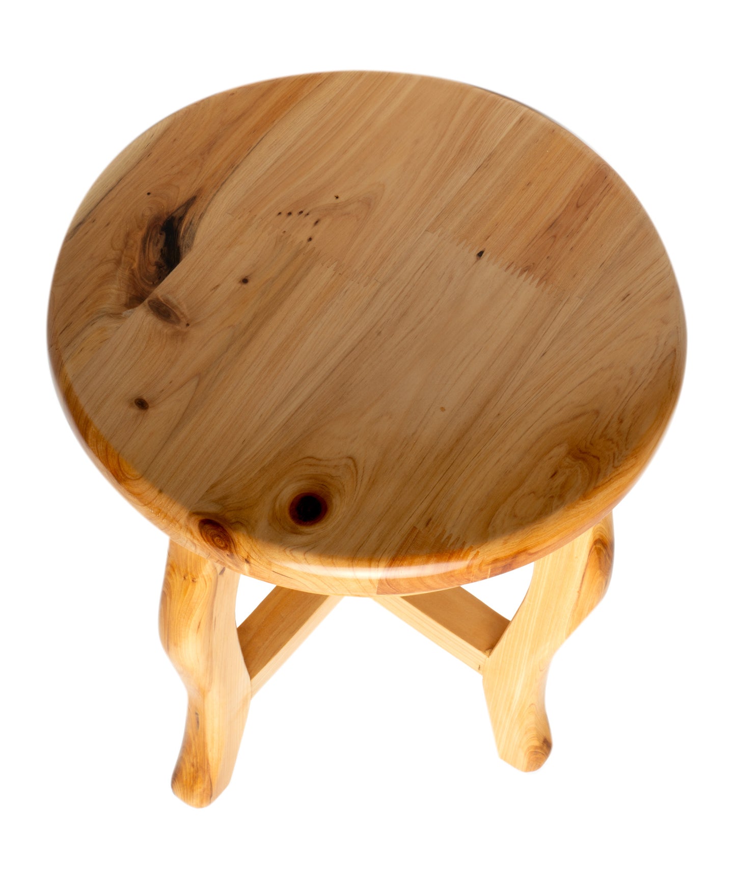 ALFI brand AB4406 11" Cedar Wood Round Stool Multi-Purpose Accessory