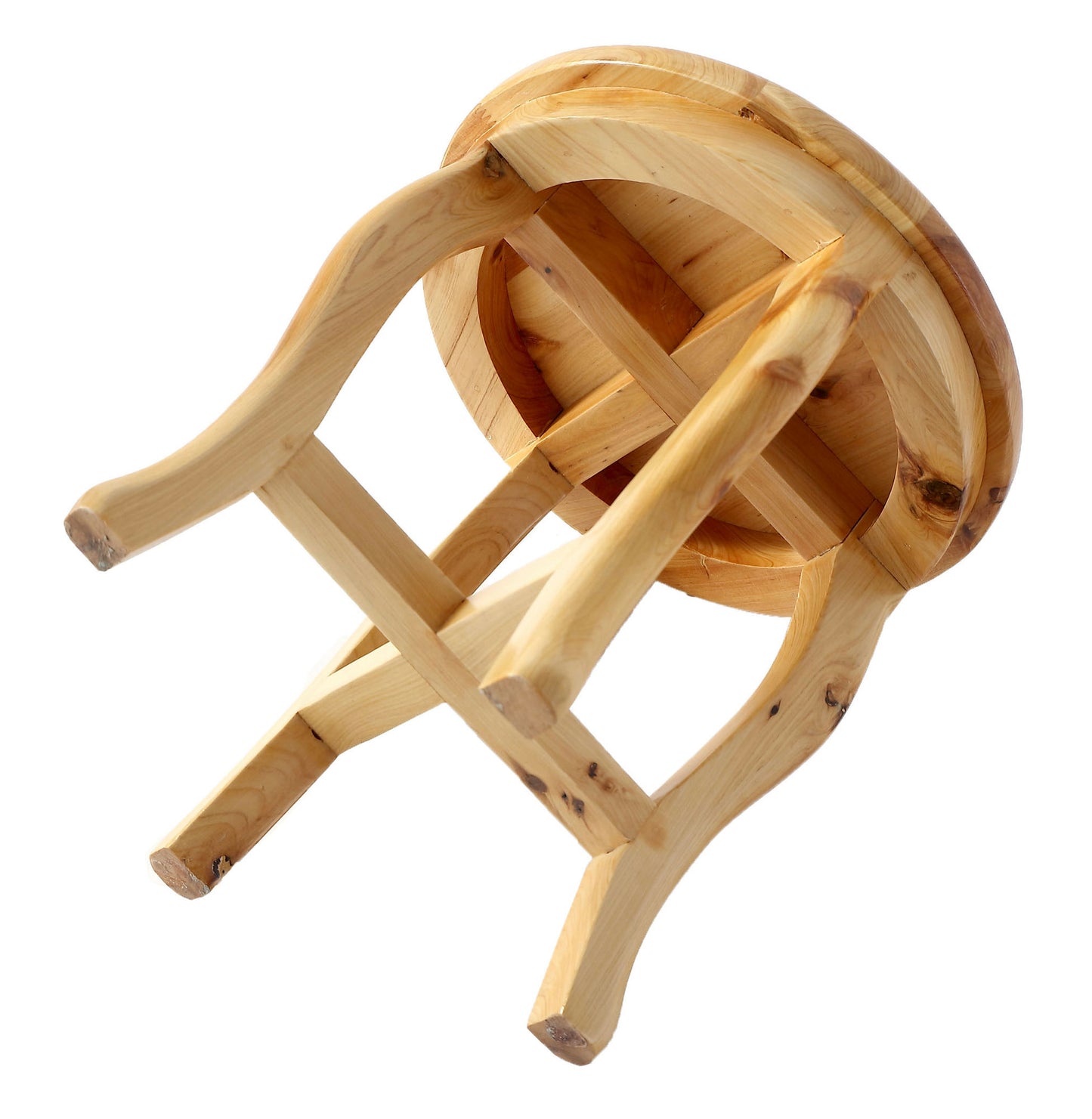 ALFI brand AB4406 11" Cedar Wood Round Stool Multi-Purpose Accessory