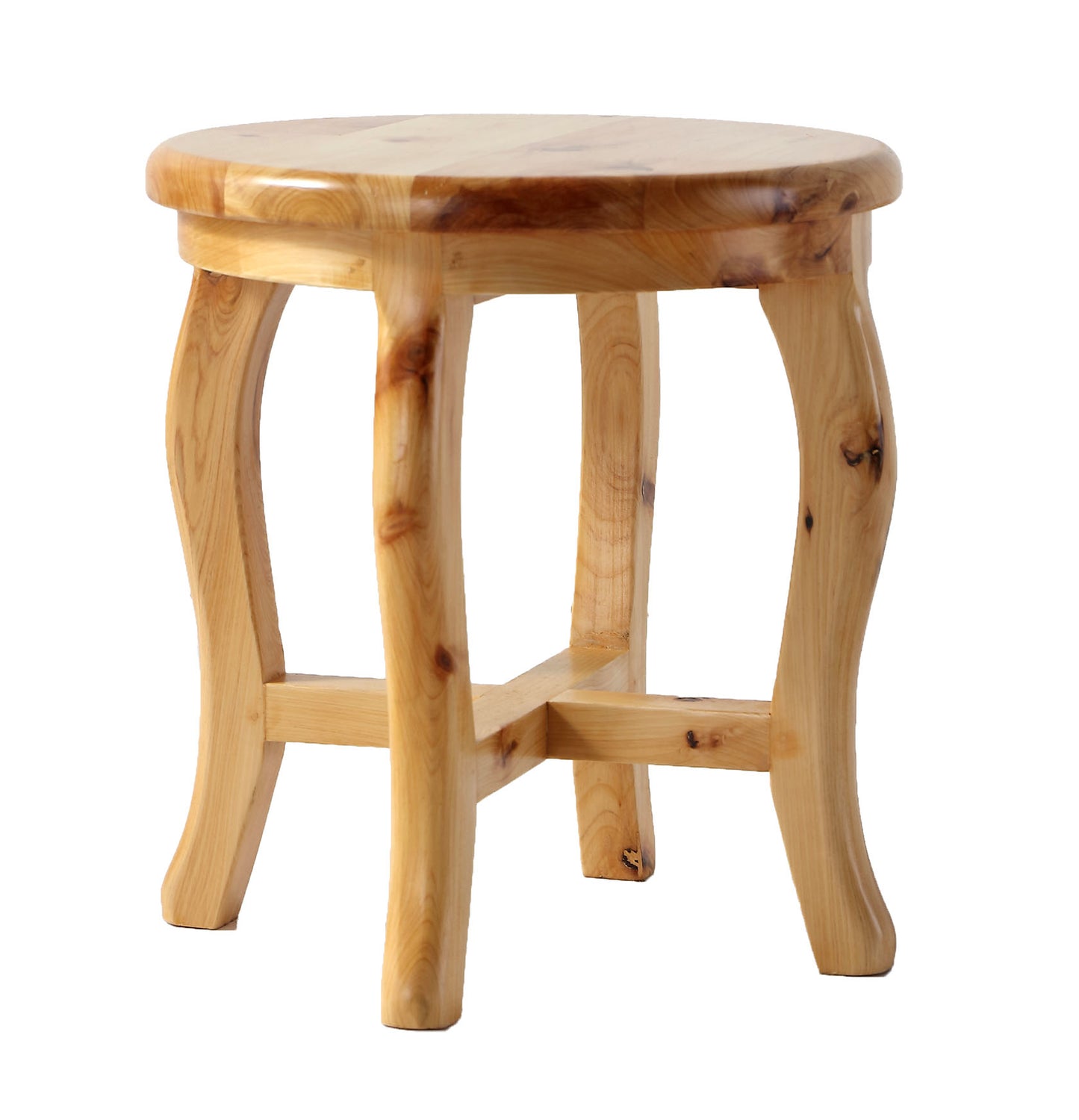 ALFI brand AB4406 11" Cedar Wood Round Stool Multi-Purpose Accessory