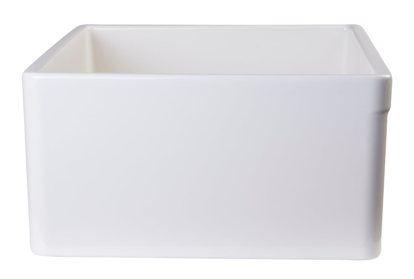 ALFI brand Biscuit 26" Single Bowl Fireclay Farmhouse Kitchen Sink