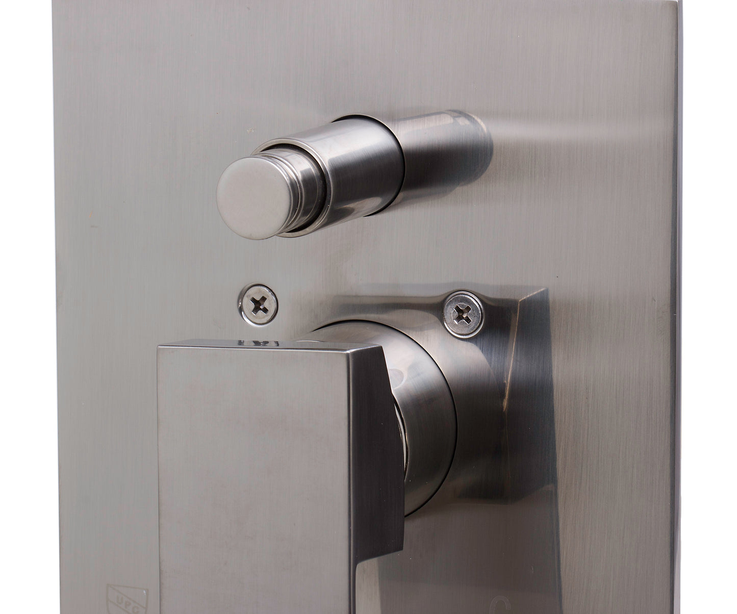 ALFI brandShower Valve Mixer with Square Lever Handle and Diverter