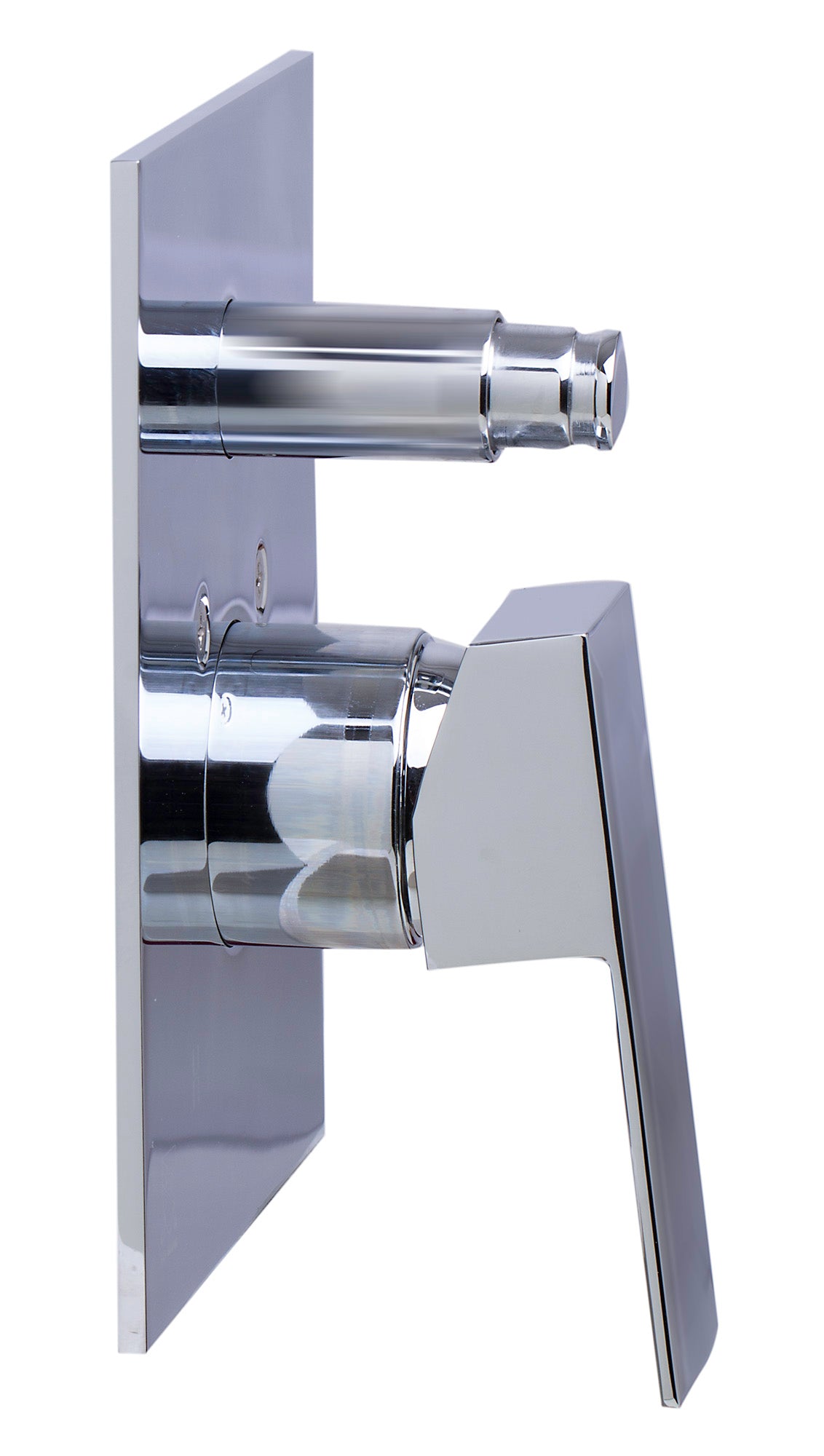 ALFI brand Shower Valve Mixer with Square Lever Handle and Diverter