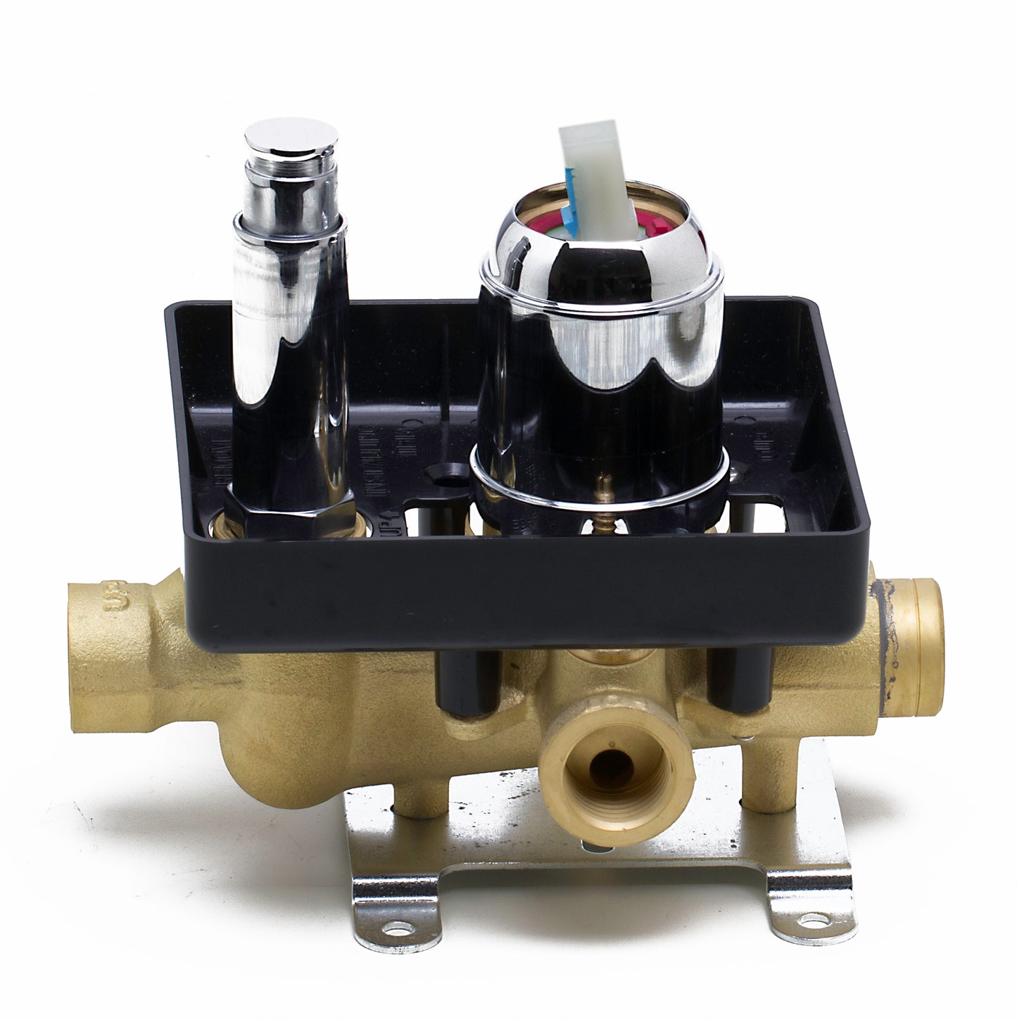 ALFI brand Shower Valve Mixer with Square Lever Handle and Diverter
