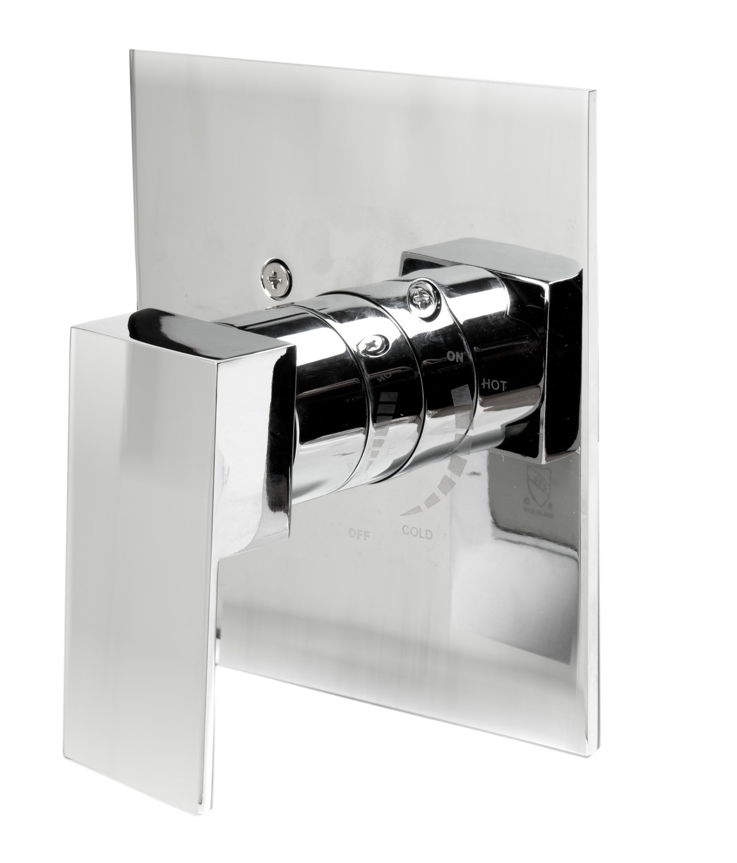 ALFI brand Polished Chrome Modern Square Pressure Balanced Shower Mixer