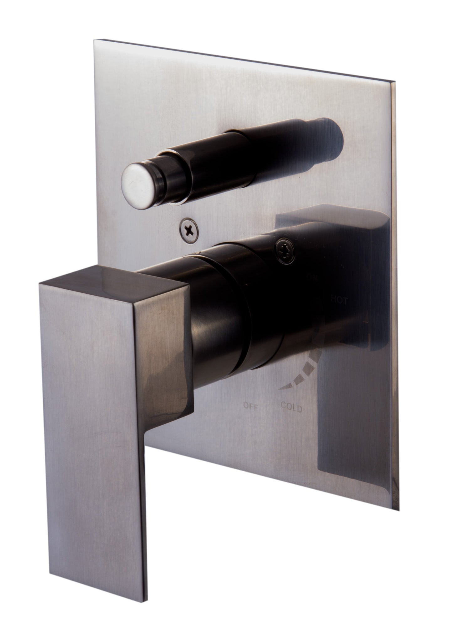 ALFI brandModern Square Pressure Balanced Shower Mixer with Diverter