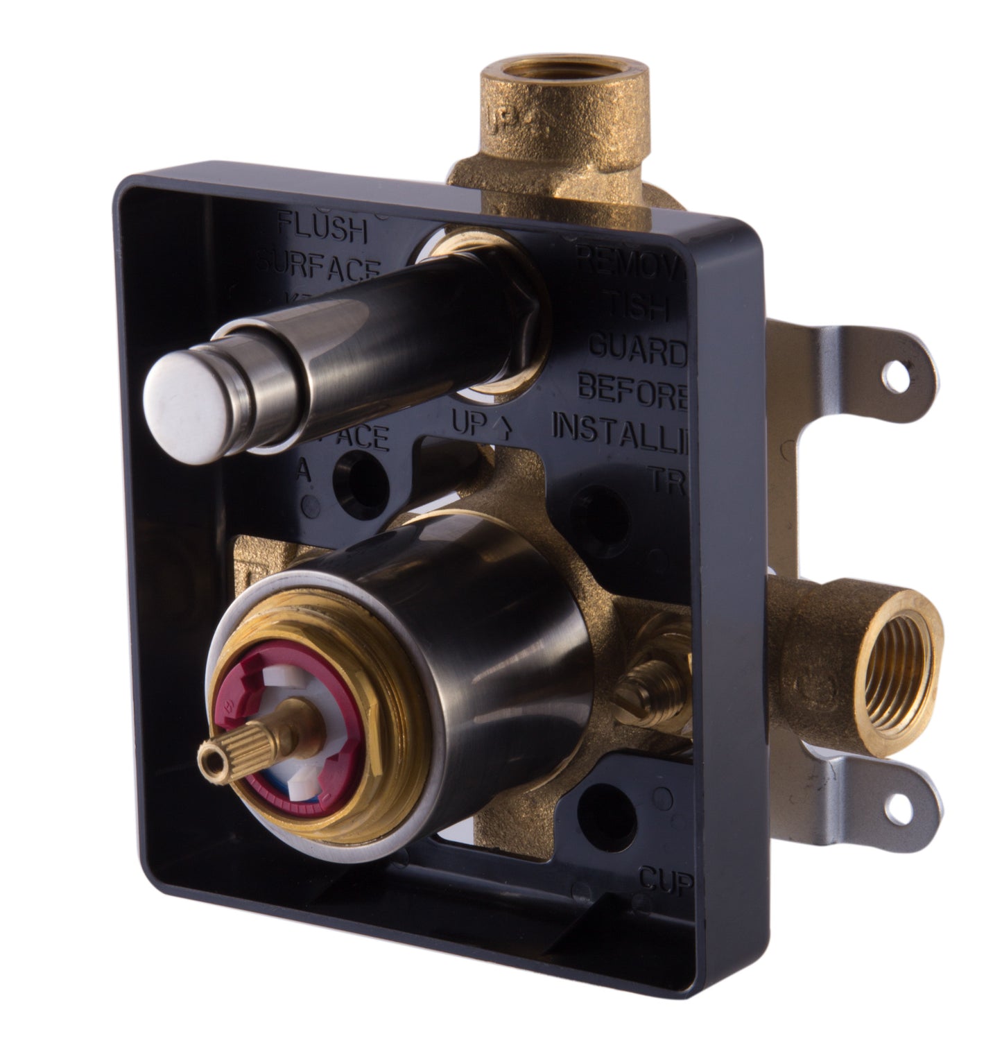 ALFI brandModern Square Pressure Balanced Shower Mixer with Diverter