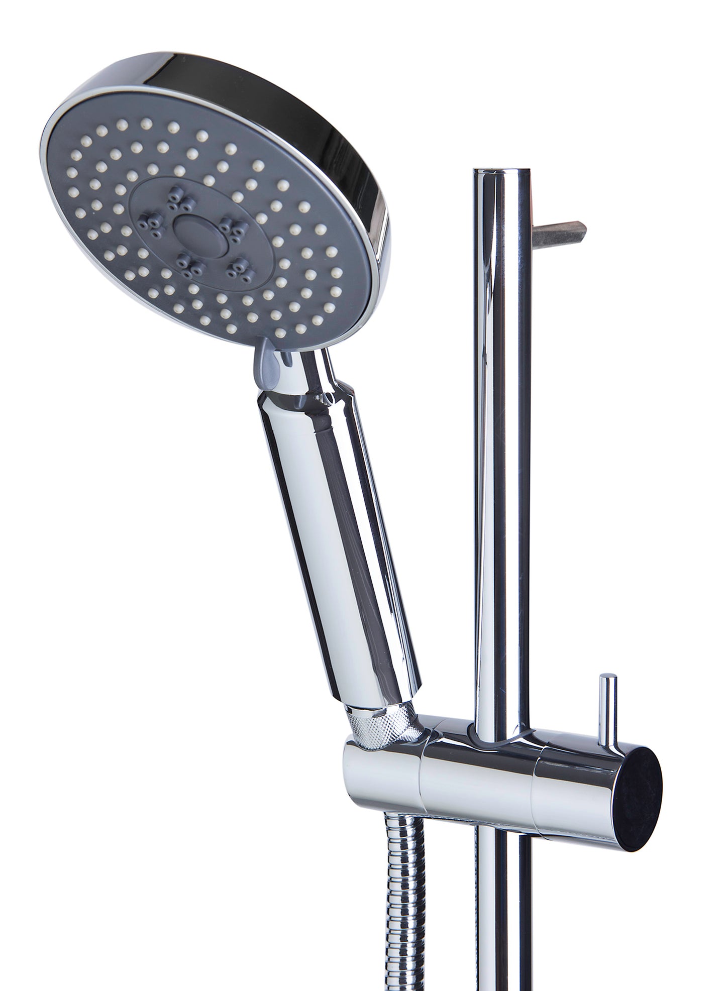 ALFI brand AB7938-PC Sliding Rail Hand Held Shower Head Set with Hose