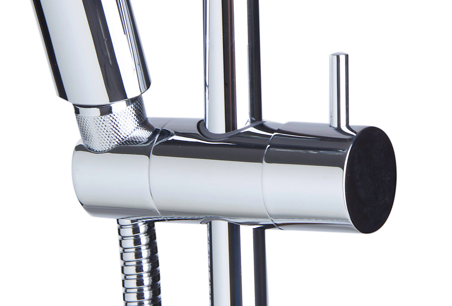ALFI brand AB7938-PC Sliding Rail Hand Held Shower Head Set with Hose