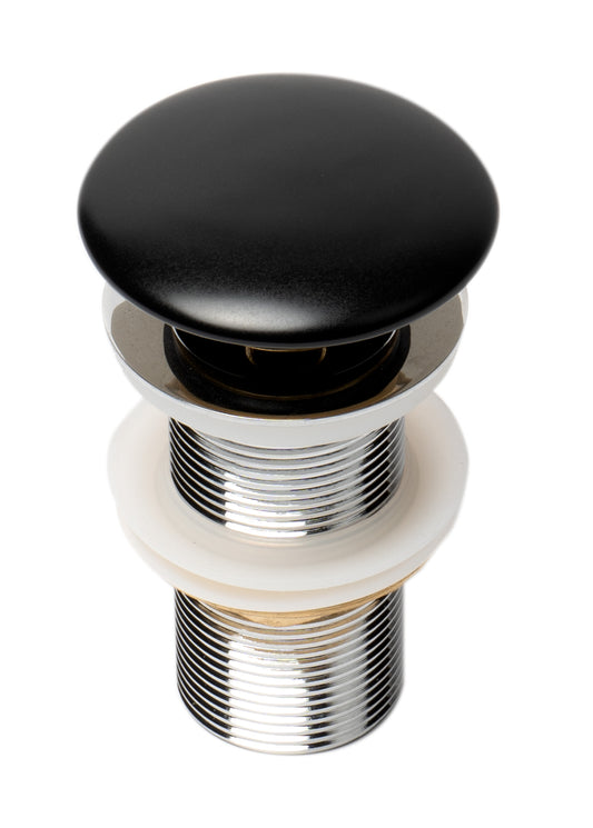 ALFI brand Ceramic Mushroom Top Pop Up Drain for Sinks without Overflow