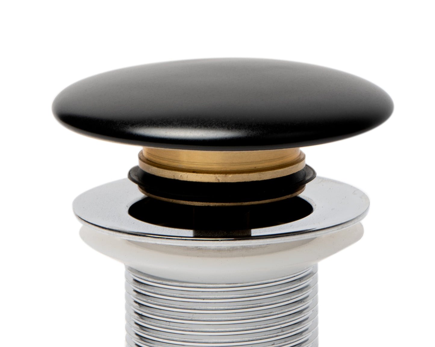 ALFI brand Ceramic Mushroom Top Pop Up Drain for Sinks without Overflow