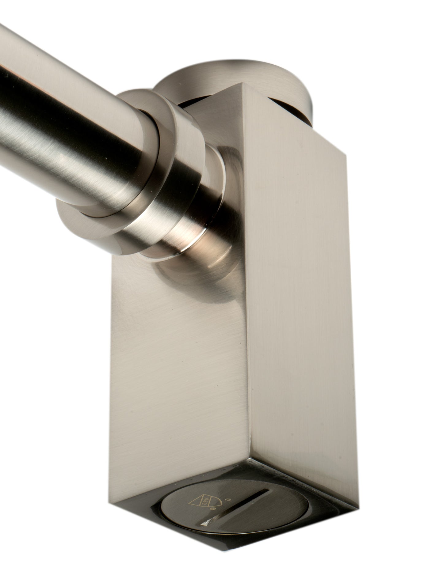 ALFI brand Brushed Nickel Solid Brass Square Modern Decorative Bottle P-Trap