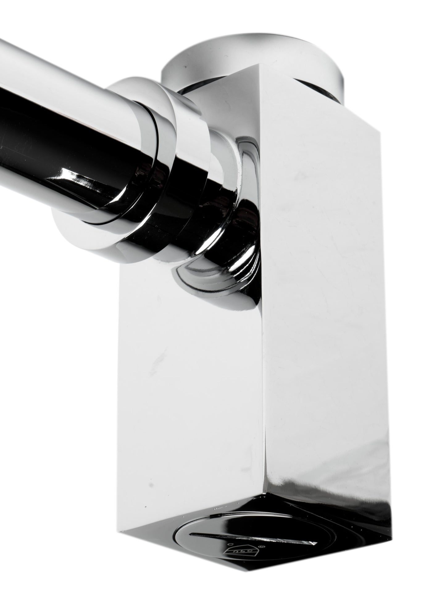 ALFI brand Polished Chrome Solid Brass Square Modern Decorative Bottle P-Trap