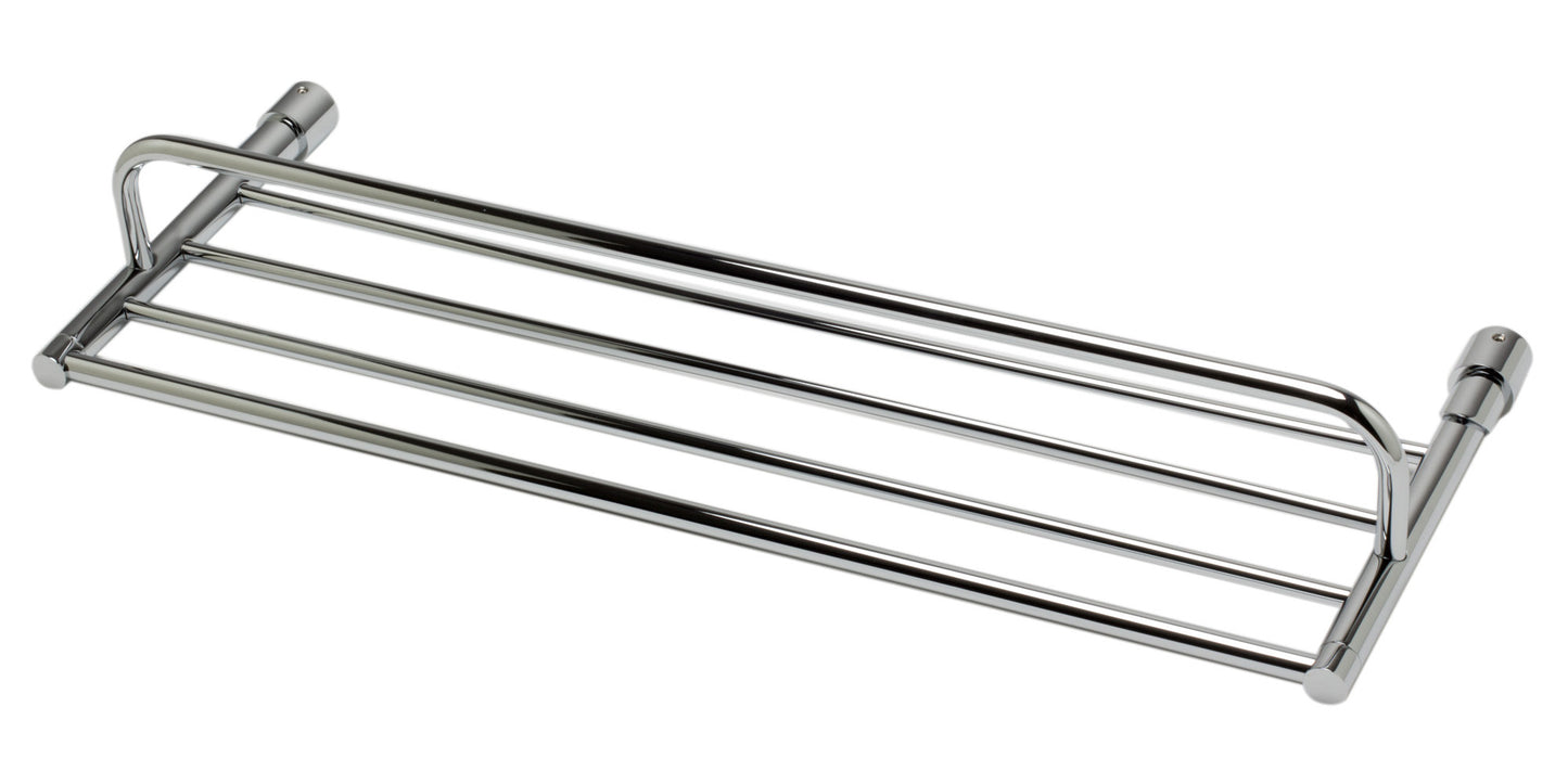 ALFI brand AB9523 Polished Chrome 24 inch Towel Bar & Shelf Bathroom Accessory