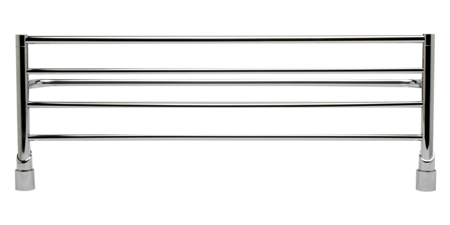 ALFI brand AB9523 Polished Chrome 24 inch Towel Bar & Shelf Bathroom Accessory