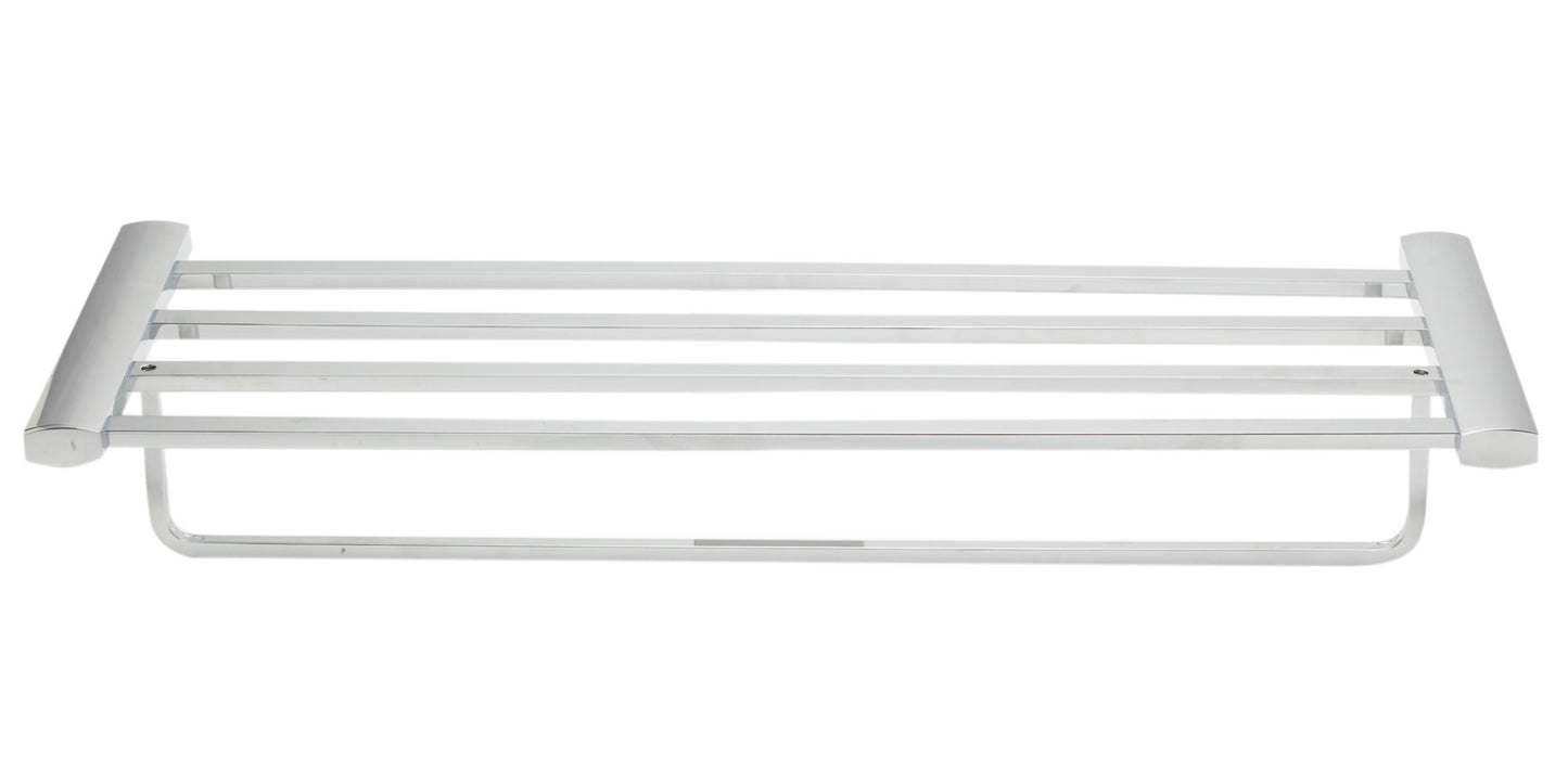 ALFI brand AB9539-PC 24 inch Towel Bar & Shelf Bathroom Accessory
