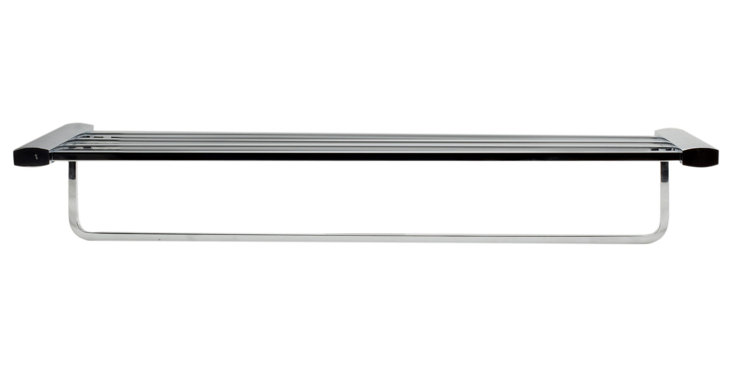 ALFI brand AB9539-PC 24 inch Towel Bar & Shelf Bathroom Accessory