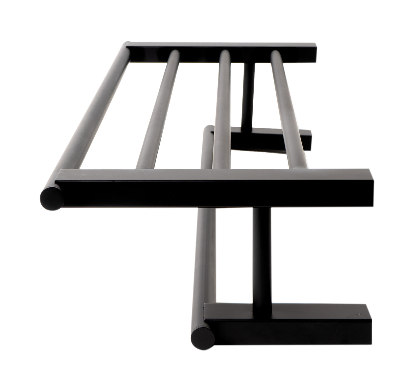ALFI brand AB9564-BM Black Matte 26" Towel Bar & Shelf