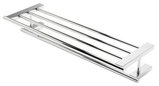 ALFI brand AB9564-PC 26 inch Towel Bar & Shelf Bathroom Accessory