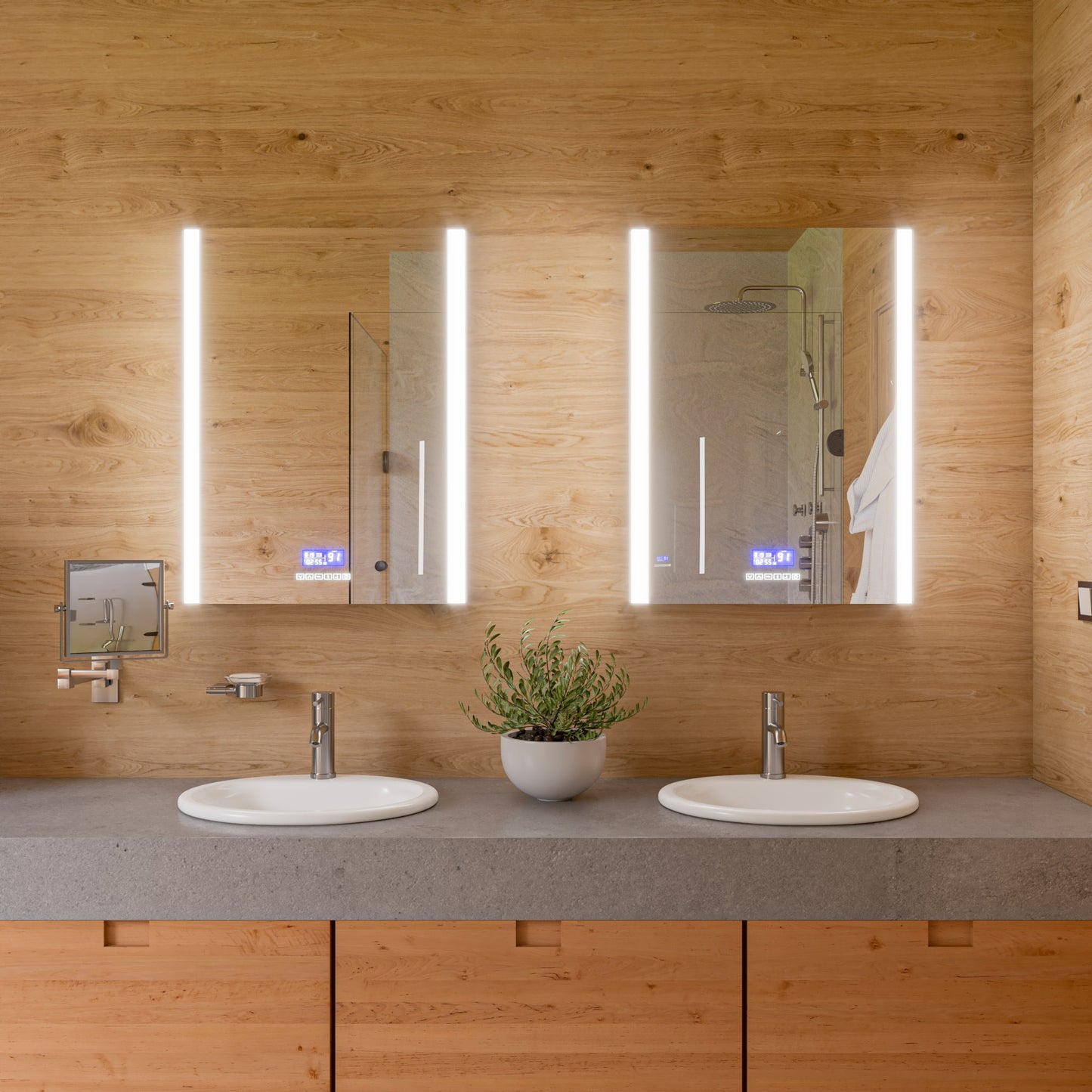 ALFI brand ABC802 White 21" Oval Drop In Ceramic Sink with Faucet Hole