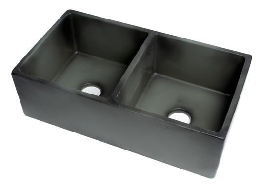 ALFI brand 33 inch Reversible Double Fireclay Farmhouse Kitchen Sink