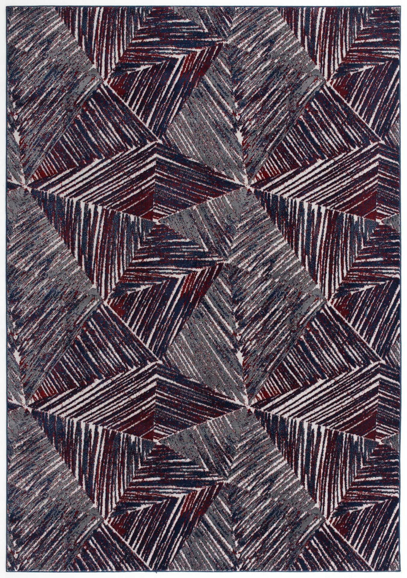 Abington-Ls10163-Red_Navy-5.3 X 7.6 Area Rug
