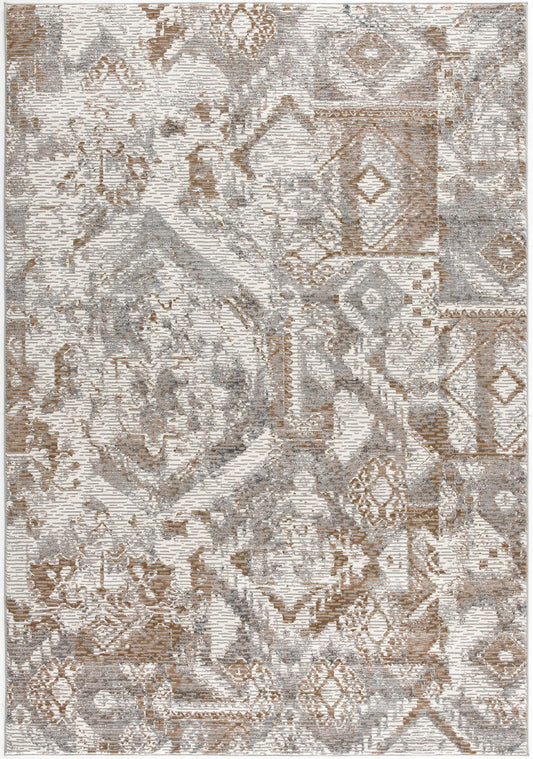 Abington-Ab10950-Gray-7.10 X 10.6 Area Rug