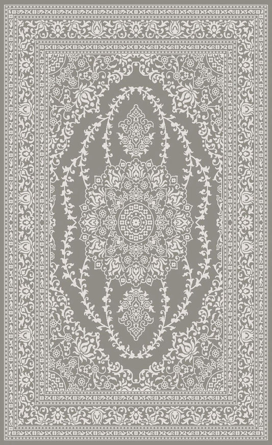 Abington-Ab3174-Gray-7.10 X 10.6 Area Rug