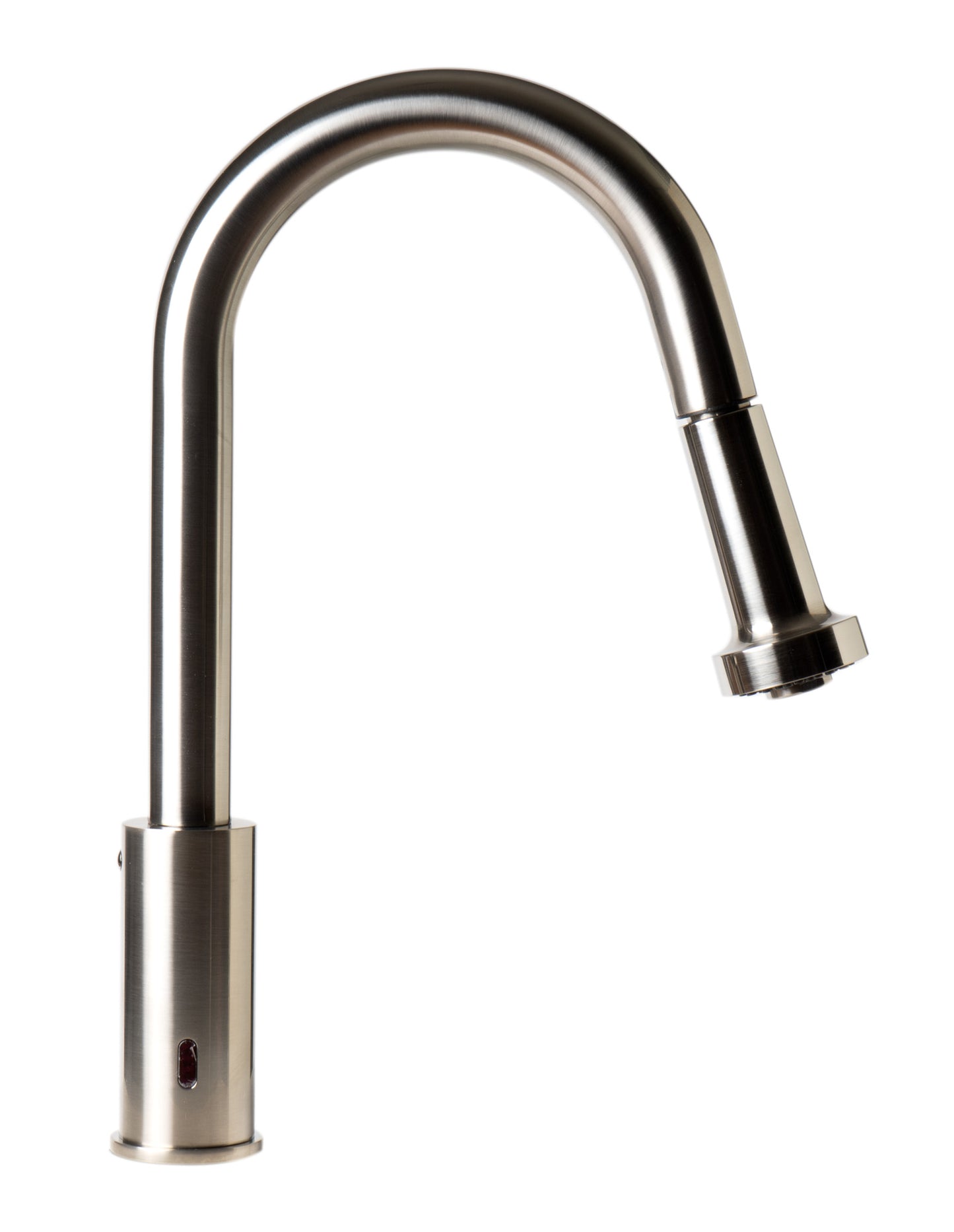 ALFI brand ABKF3262-BN Brushed Nickel Sensor Gooseneck Pull Down Kitchen Faucet